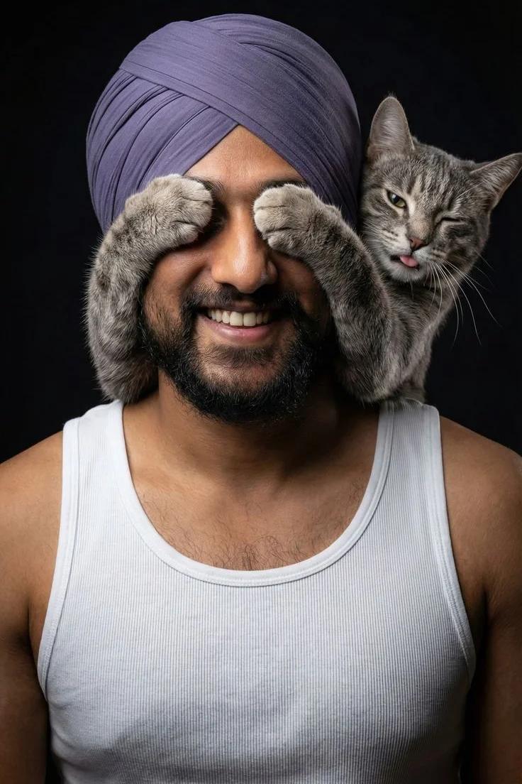 A Humorous Cat Selfie Nano Banana Pro Prompt