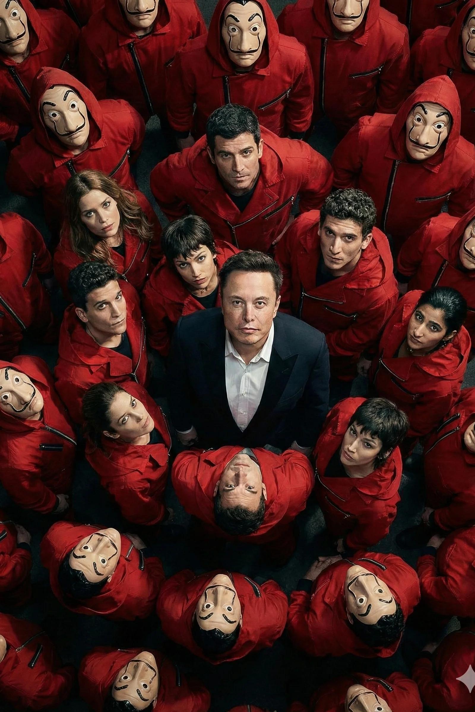 Money Heist Cast Nano Banana Prompt