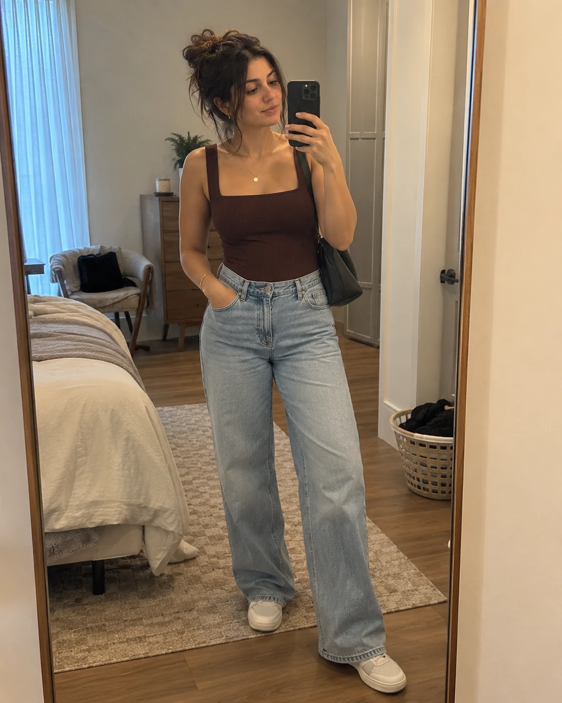 Cozy Bedroom Mirror Selfie (1).png