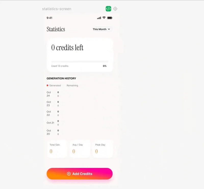 Created UI Animation with Figma Motion