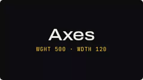 variable-font axes (wght, wdth) motion preview